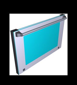 KDR1156A UNOX - ДВЕРЬ В СБОРЕ LINE MICRO ANNA XF023 (ZW0030A0)
